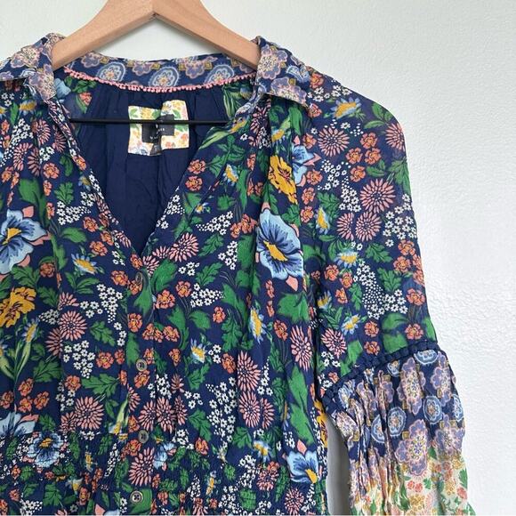 Anthropologie Maeve Ondine Maxi Dress - Picture 5 of 11